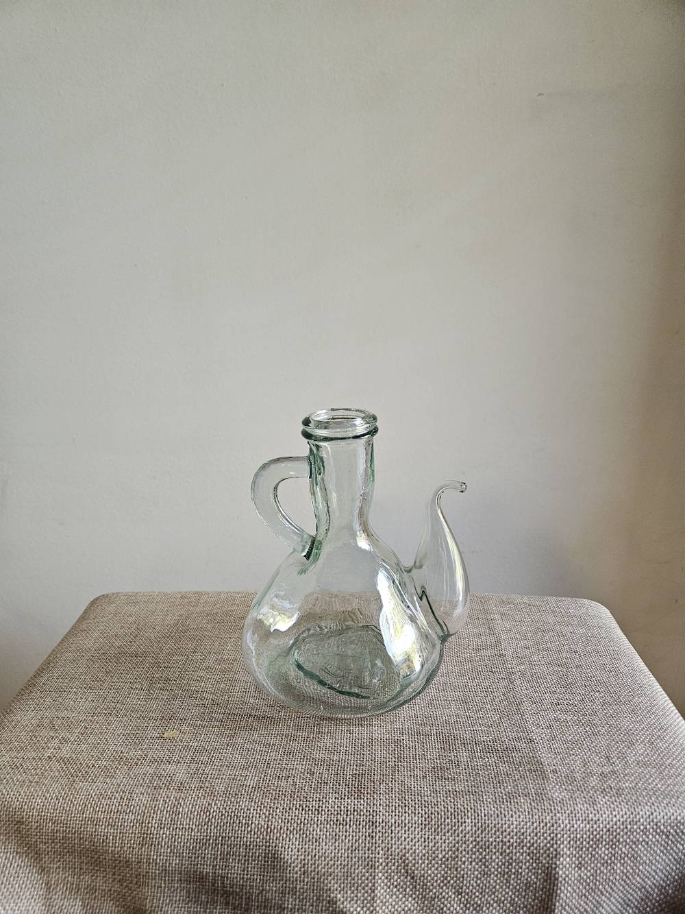 Hand-Blown Glass Cruet